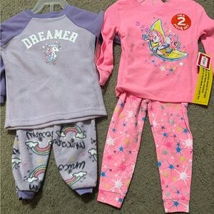 Lot of Girls 2 Piece Winter PJ Outfit SIZE 18 MONTHS BRAND NEW